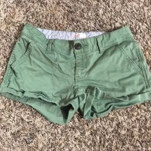 cute green shorts